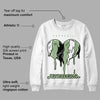 Seafoam 4s DopeSkill Sweatshirt Juneteenth Heart Graphic