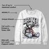 Cement Grey 11s DopeSkill Sweatshirt Sick Bear Graphic