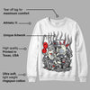 White Cement Reimagined 3s DopeSkill Sweatshirt Chillin Graphic