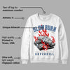 University Blue 5s DopeSkill Sweatshirt Slow Burn Graphic