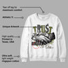 Olive 1s Low OG DopeSkill Sweatshirt Trust No One Graphic