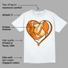 Dunk Low Magma Orange DopeSkill T-Shirt Heart AJ 1 Graphic