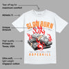 Dunk Low Magma Orange DopeSkill T-Shirt Slow Burn Graphic