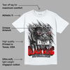Fire Red 9s DopeSkill T-Shirt Black King Graphic