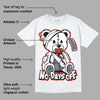 White Cement Reimagined 3s DopeSkill T-Shirt Hurt Bear Graphic