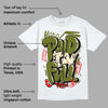 Olive 1s Low OG DopeSkill T-Shirt New Paid In Full Graphic