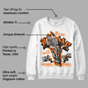 Dunk Low Magma Orange DopeSkill Sweatshirt True Love Will Kill You Graphic