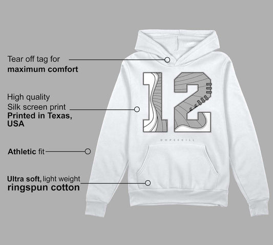 AJ 12 Stealth DopeSkill Hoodie Sweatshirt Number No.12 Graphic