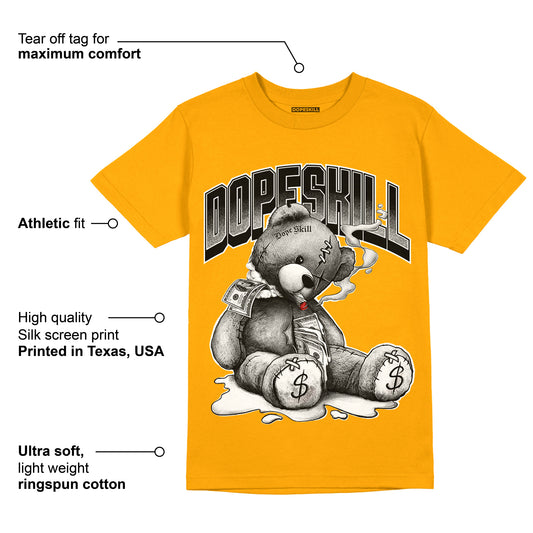 Taxi Yellow Toe 1s DopeSkill Taxi T-shirt Sick Bear Graphic