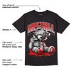 Fire Red 3s DopeSkill T-Shirt Sick Bear Graphic