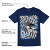 Georgetown 6s DopeSkill College Navy T-shirt Don't Quit Graphic