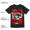 Red Thunder 4s DopeSkill T-shirt Don't Quit Graphic