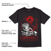 Fire Red 3s DopeSkill T-Shirt Show Me The Money Graphic