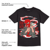 Fire Red 3s DopeSkill T-Shirt Money Is The Motive Graphic