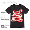 Fire Red 3s DopeSkill T-Shirt LOVE Graphic