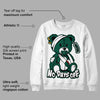 Lottery Pack Malachite Green Dunk Low DopeSkill Sweatshirt Hurt Bear Graphic