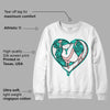 Green Snakeskin Dunk Low DopeSkill Sweatshirt Heart AJ Graphic