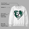 Lottery Pack Malachite Green Dunk Low DopeSkill Sweatshirt Heart AJ Graphic