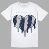 Georgetown 6s DopeSkill T-Shirt Slime Drip Heart Graphic - White 