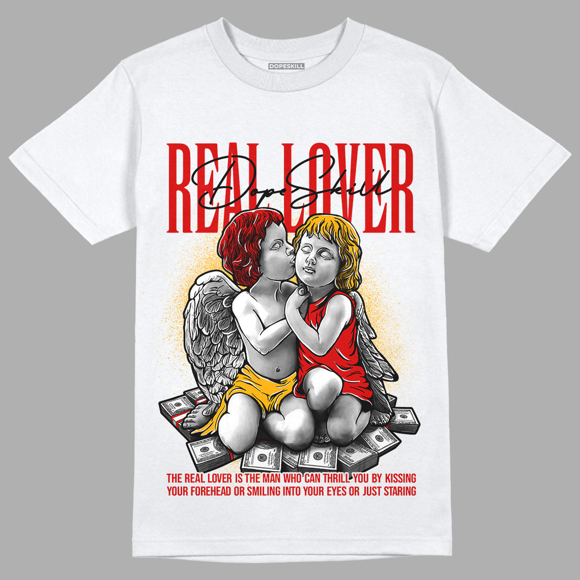 Citrus 7s DopeSkill T-Shirt Real Lover Graphic - White