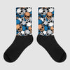 Jordan 3 Retro Wizards DopeSkill Sublimated Socks Drawn Skulls Graphic Streetwear