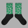 Jordan 2 Retro Lucky Green Sublimated Socks Slime Graphic Streetwear 