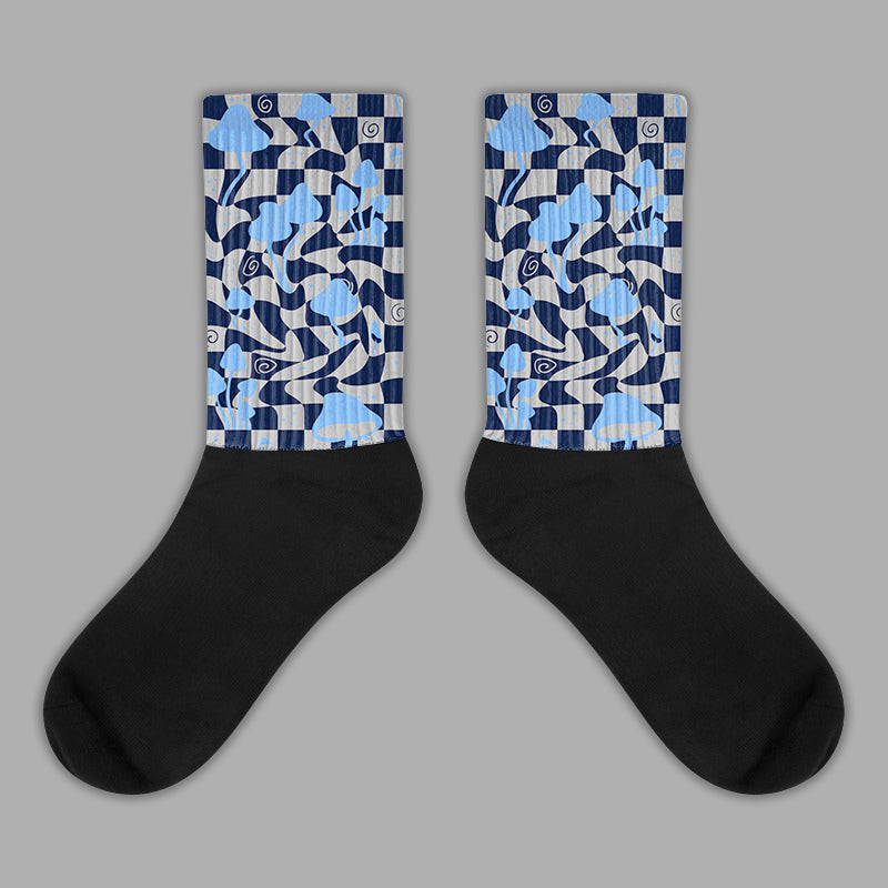 Mushroom Sublimated Socks Match Georgetown 6s