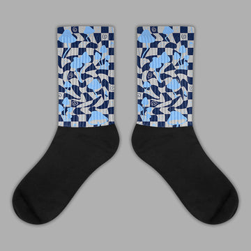 Mushroom Sublimated Socks Match Georgetown 6s