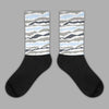 Jordan 6 Retro Cool Grey Sublimated Socks Abstract Tiger Graphic Streetwear