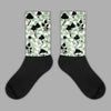 Jordan 4 Retro “Seafoam” Sublimated Socks Mushroom  Graphic Streetwear