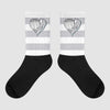 Jordan 11 Retro Low Cement Grey DopeSkill Sublimated Socks Horizontal Stripes Graphic Streetwear