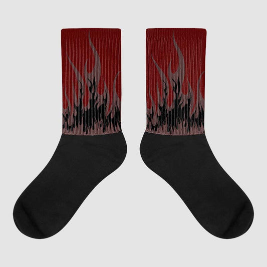 Jordan 12 x A Ma Maniére Sublimated Socks FIRE Graphic Streetwear