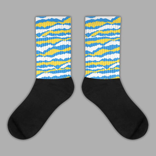 SB Dunk Low Homer Sublimated Socks Abstract Tiger Graphic 