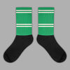 Jordan 2 Retro Lucky Green Sublimated Socks BASIC SPORT Graphic Streetwear