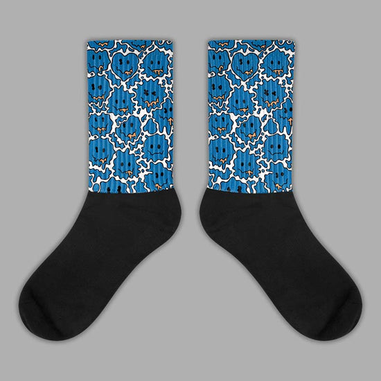 Jordan 3 Retro Wizards DopeSkill Sublimated Socks Slime Graphic Streetwear