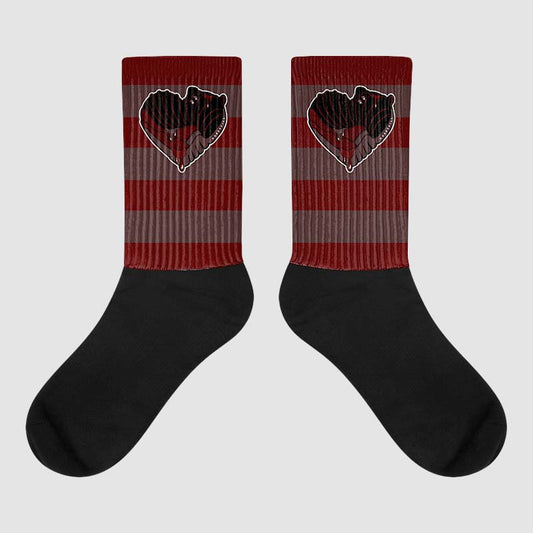 Jordan 12 x A Ma Maniére Sublimated Socks Horizontal Stripes Graphic Streetwear