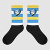 SB Dunk Low Homer Sublimated Socks Horizontal Stripes Graphic