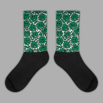 Gorge Green 1s Sublimated Socks Slime Graphic