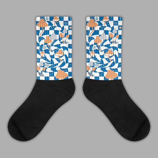 Jordan 3 Retro Wizards DopeSkill Sublimated Socks Mushroom Graphic Streetwear