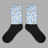 Jordan 5 University Blue Dopeskill Sublimated Socks Mushroom Graphic Streetwear