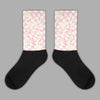 Jordan 1 High OG WMNS Washed Pink DopeSkill Sublimated Socks Mushroom Graphic Streetwear