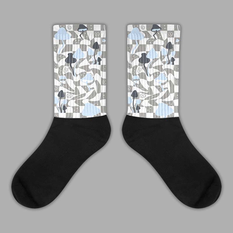 Jordan 6 Retro Cool Grey Sublimated Socks Mushroom Graphic Streetwear