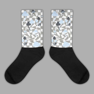 Jordan 6 Retro Cool Grey Sublimated Socks Mushroom Graphic Streetwear