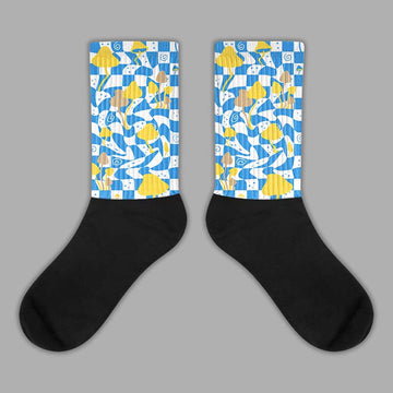 SB Dunk Low Homer Sublimated Socks Mushroom Graphic