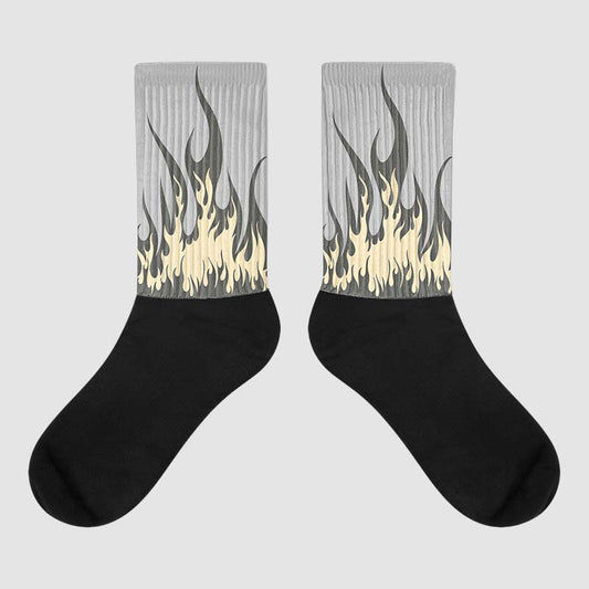 Jordan 4 Retro SE Craft Photon Dust Sublimated Socks FIRE  Graphic Streetwear