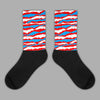 Fruity Pebbles Dunks Sublimated Socks Abstract Tiger Graphic