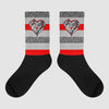 Jordan 5 Retro P51 Camo  Sublimated Socks Horizontal Stripes Graphic Streetwear 
