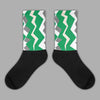 Jordan 2 Retro Lucky Green Sublimated Socks ZicZac Graphic Streetwear 