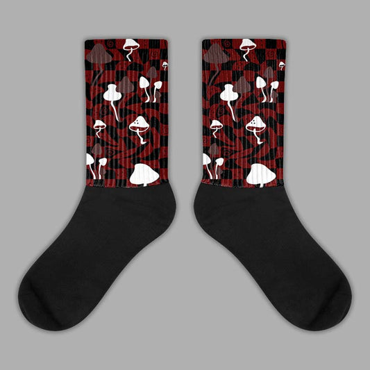 Jordan 12 x A Ma Maniére Sublimated Socks Mushroom Graphic Streetwear