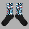 Travis Scott x Jordan 4 Retro 'Cactus Jack' Sublimated Socks Mushroom Graphic Streetwear 